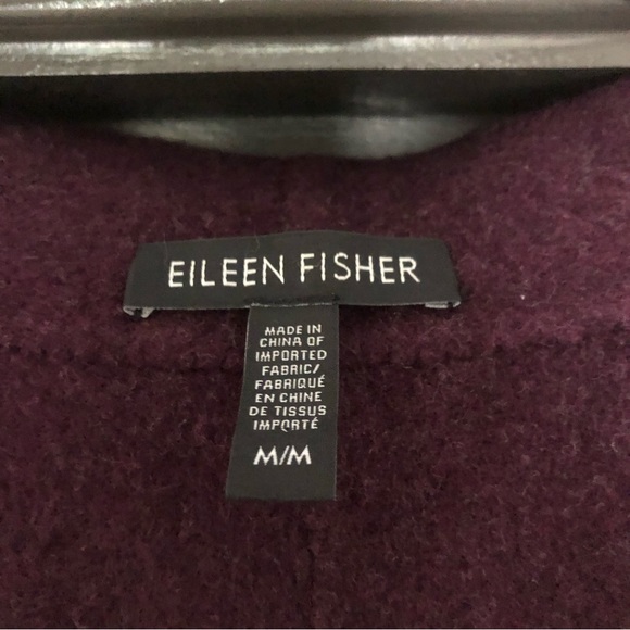 Eileen Fisher Abergene Cardigan/Jacket. Merino Wool, EUC. - Picture 4 of 9